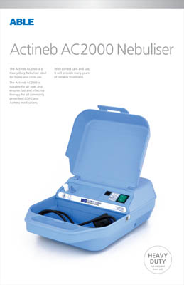 Actineb Nebuliser pack 2D